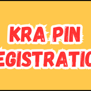 KRA PIN Application (Corporate)